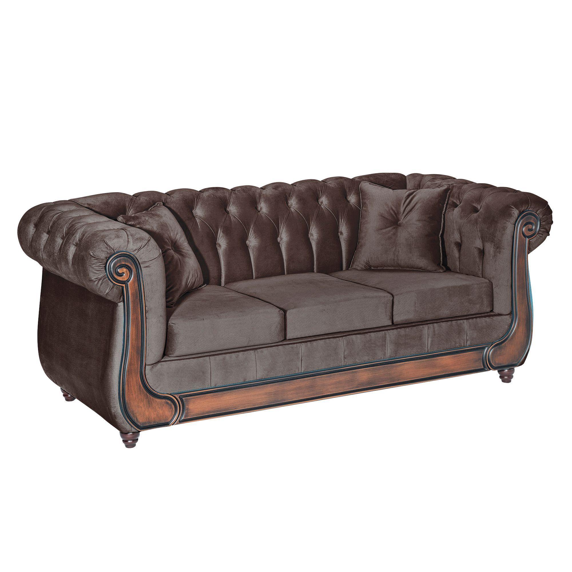 Sofá Paris Chocolate 3 Cuerpos-3