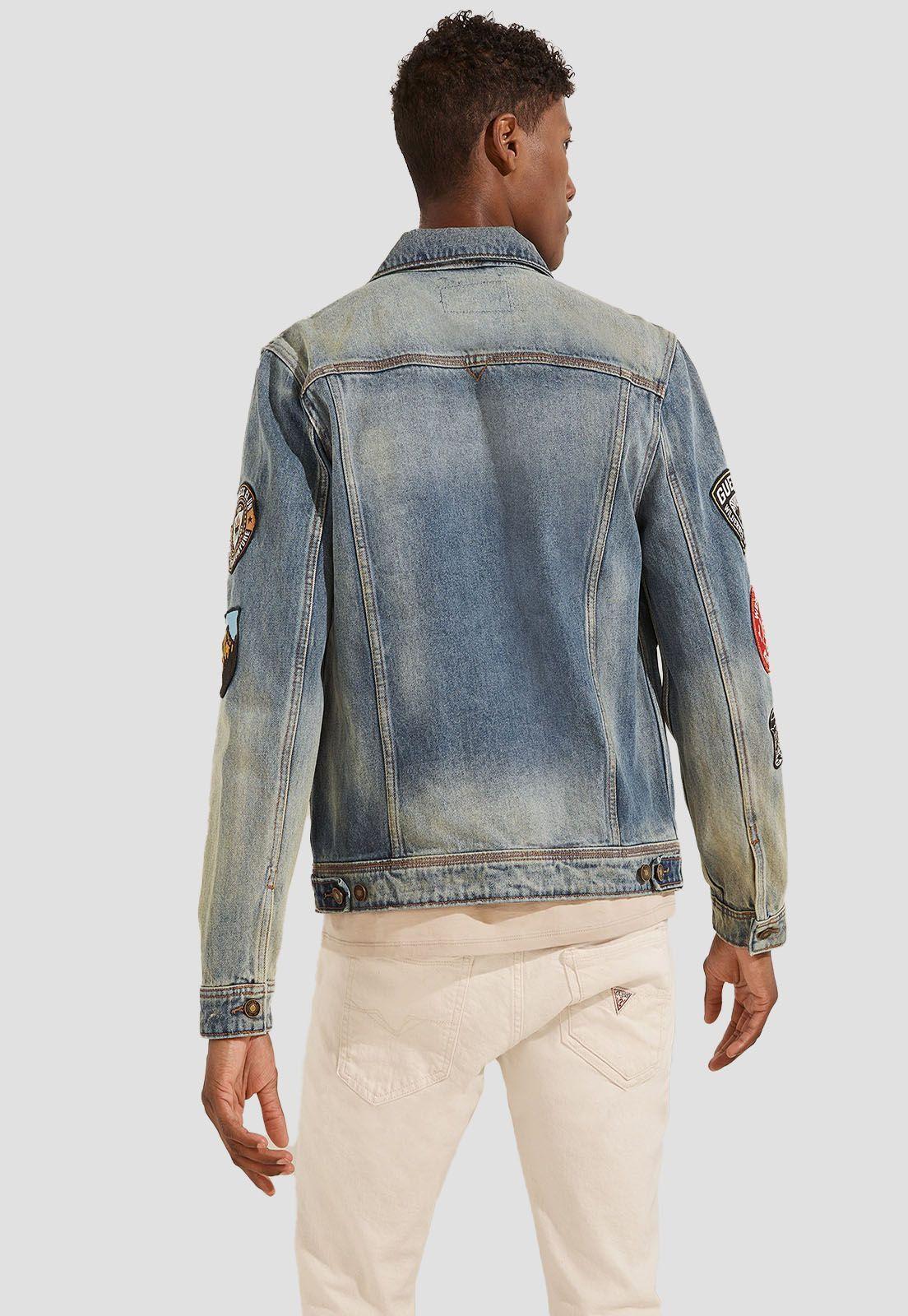 Chaqueta Dillon Heritage Jkt W Patches  Guess-5