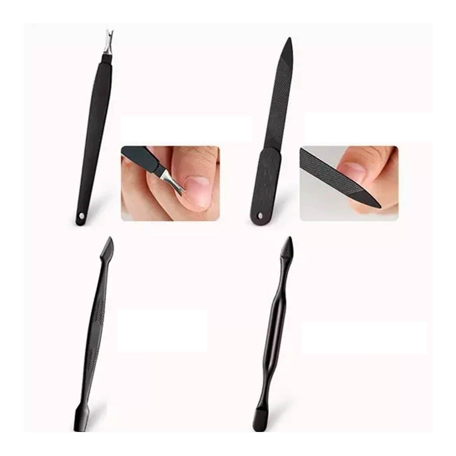 Set De Manicura Cortauñas Kit De Aseo Profesional -2
