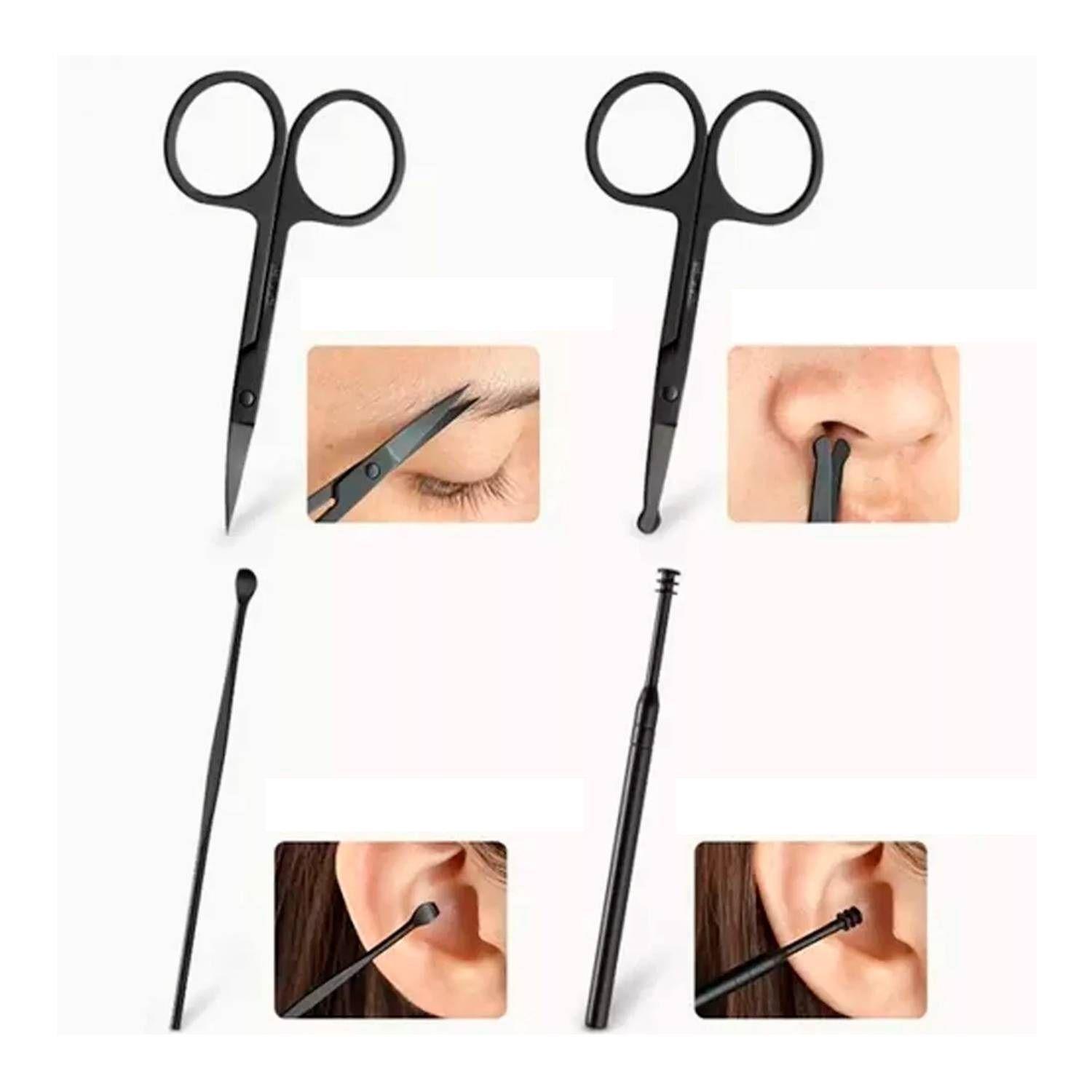Set De Manicura Cortauñas Kit De Aseo Profesional -3