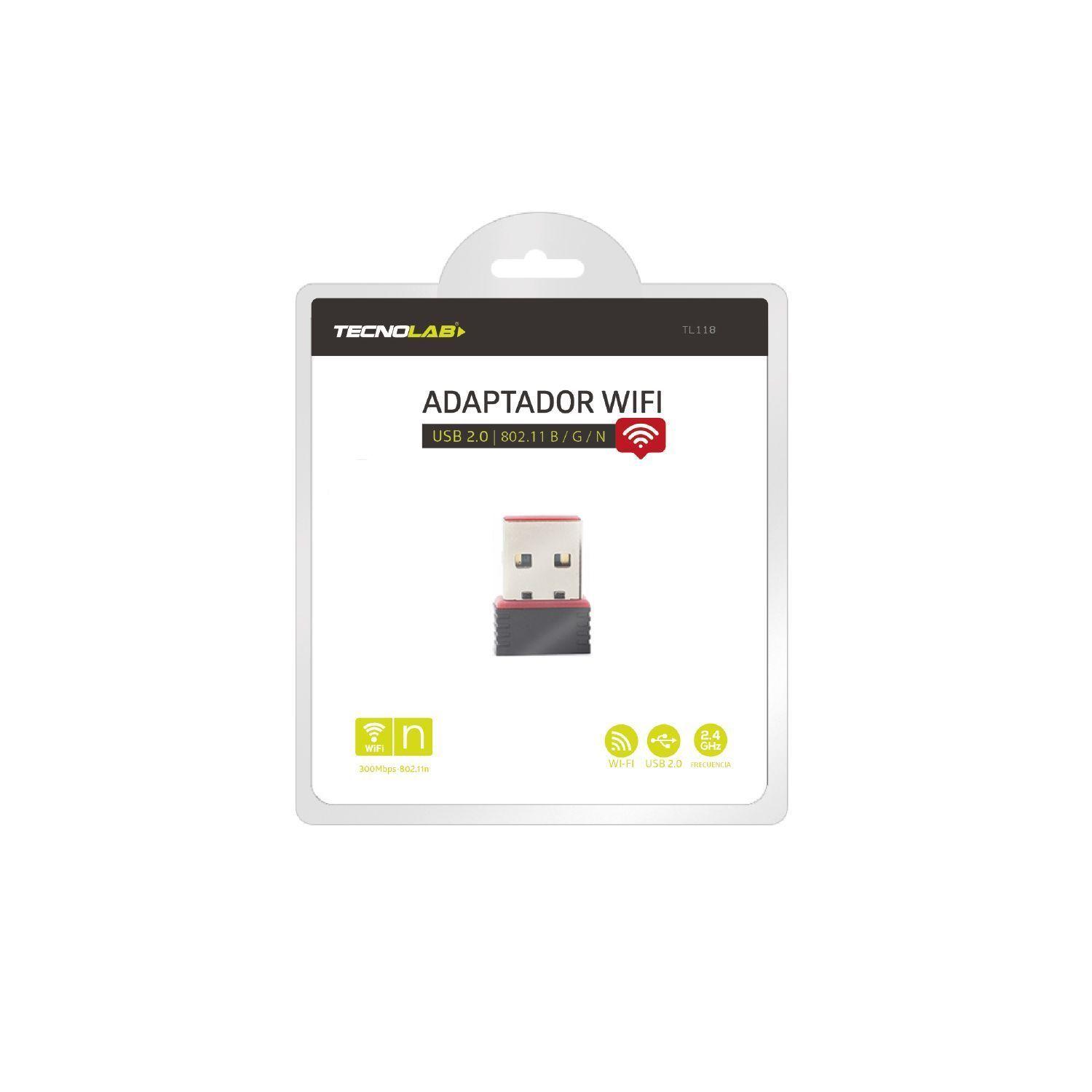 Adaptador WIFI 2.0 300 Mbps Tecnolab-2