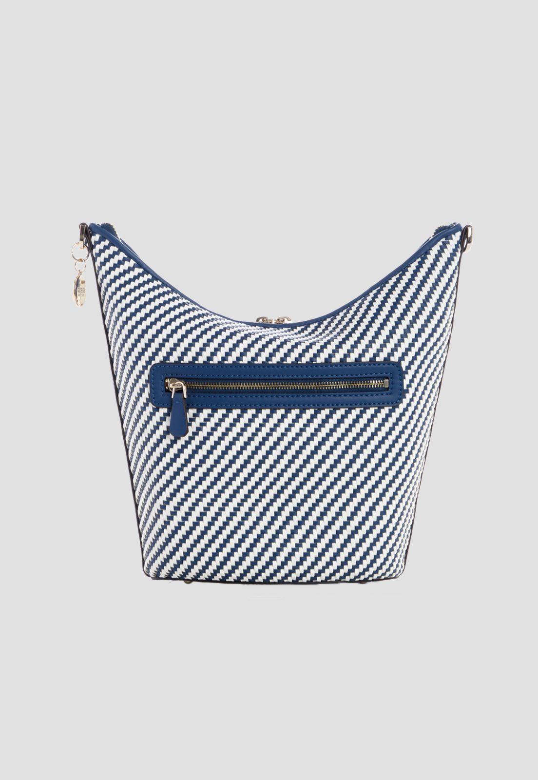 Cartera Hassie Bucket Hobo Nml Azul Guess-2