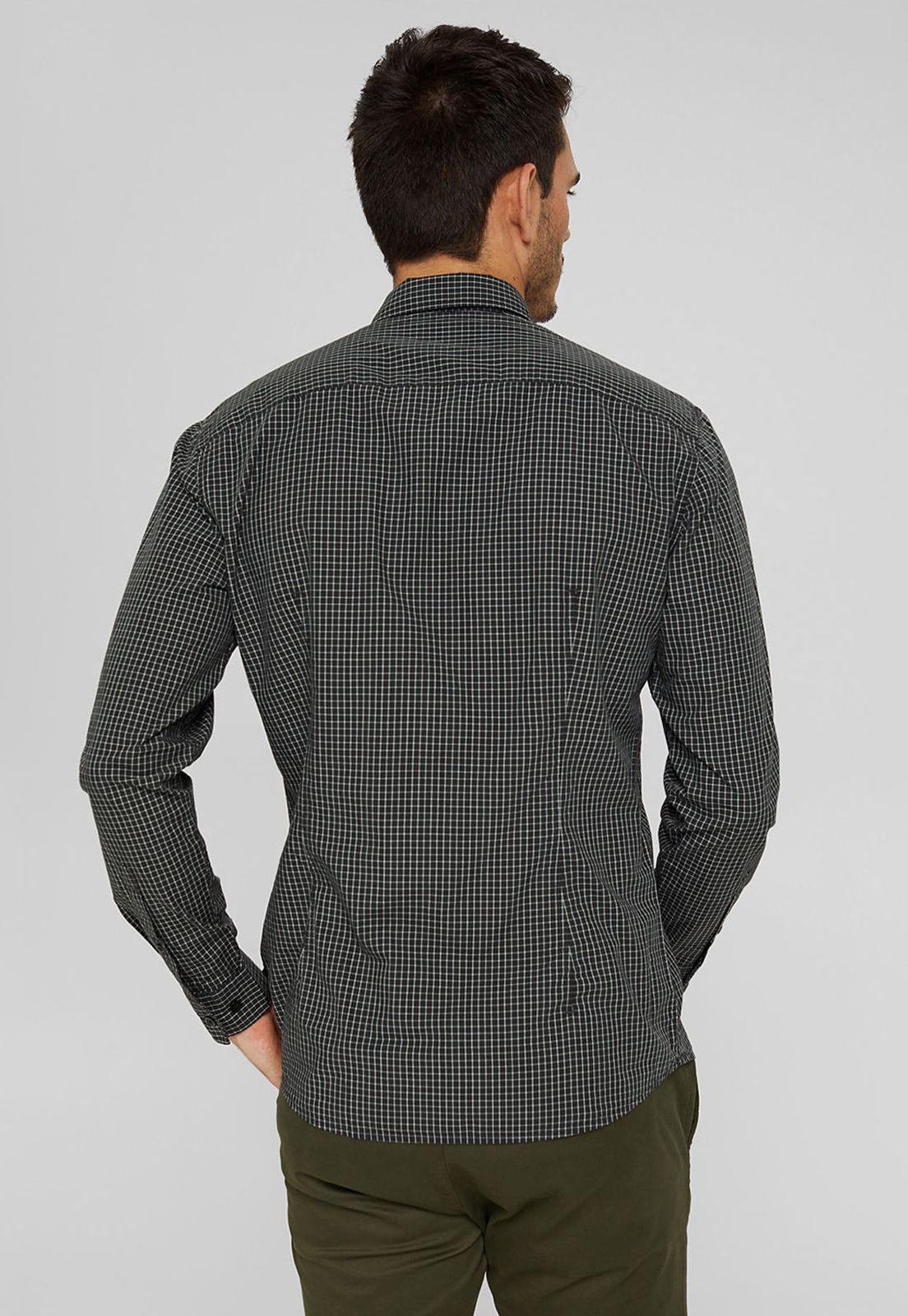 Camisa Slim A Cuadros Esprit-1