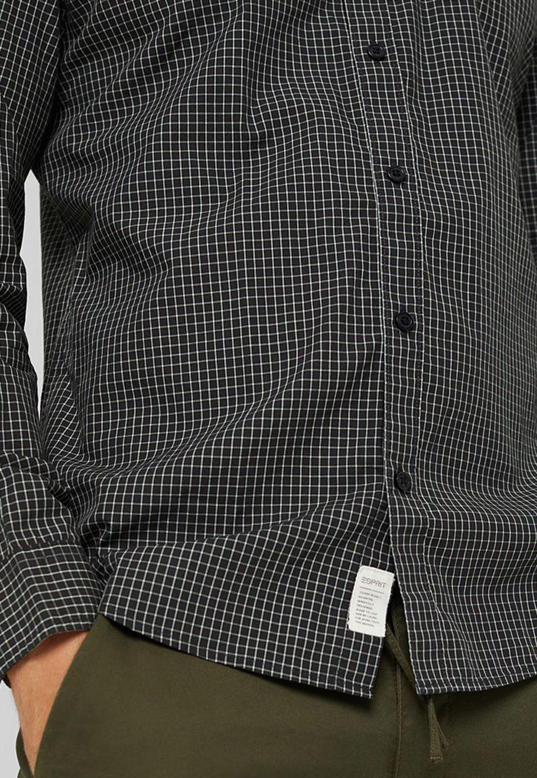 Camisa Slim A Cuadros Esprit-2