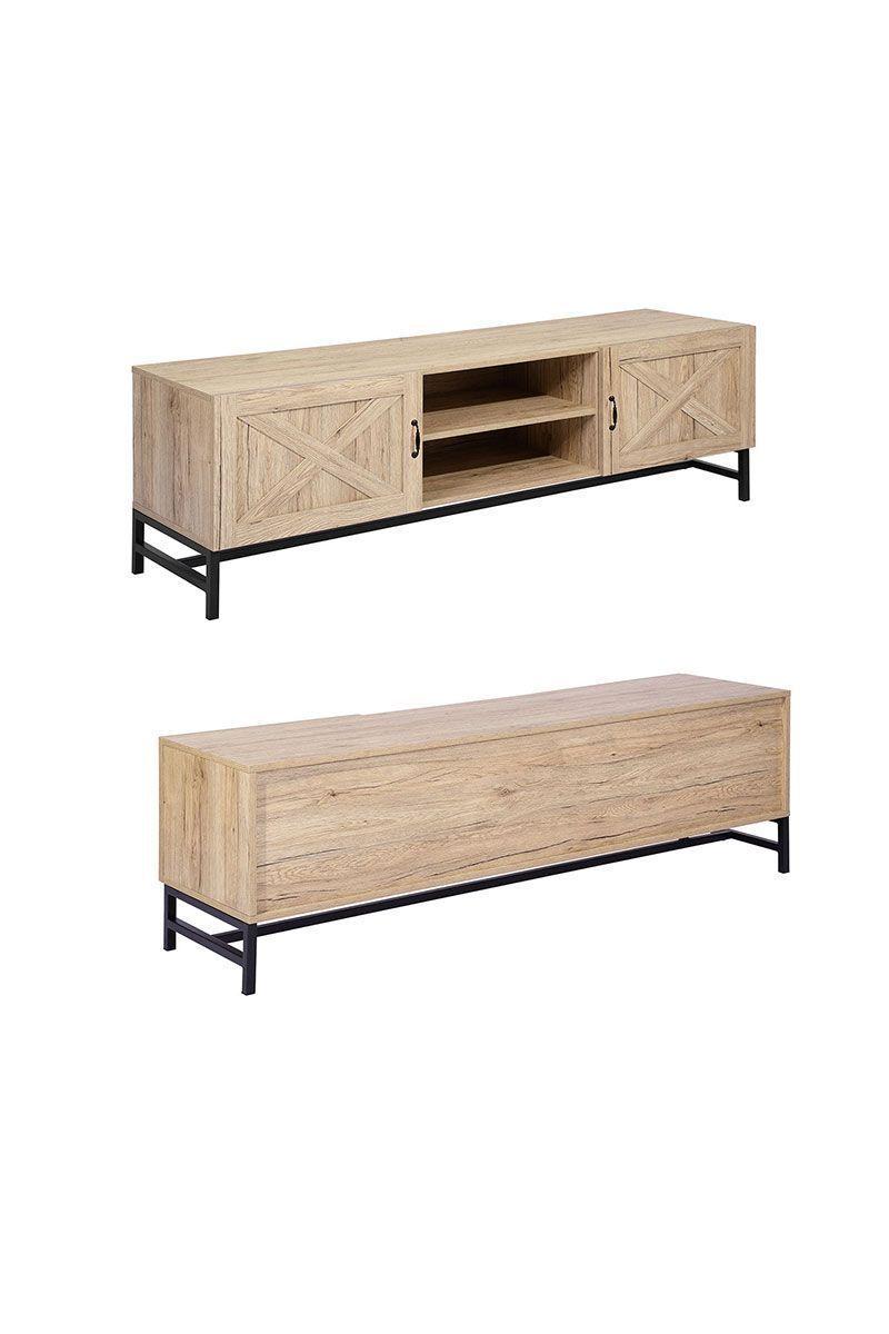 Rack para TV de Madera Granja Café-3