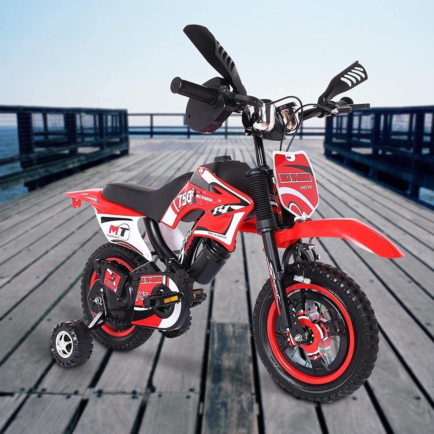 Bicimoto / Bicicleta con Sonidos Aro 16 Rojo-3