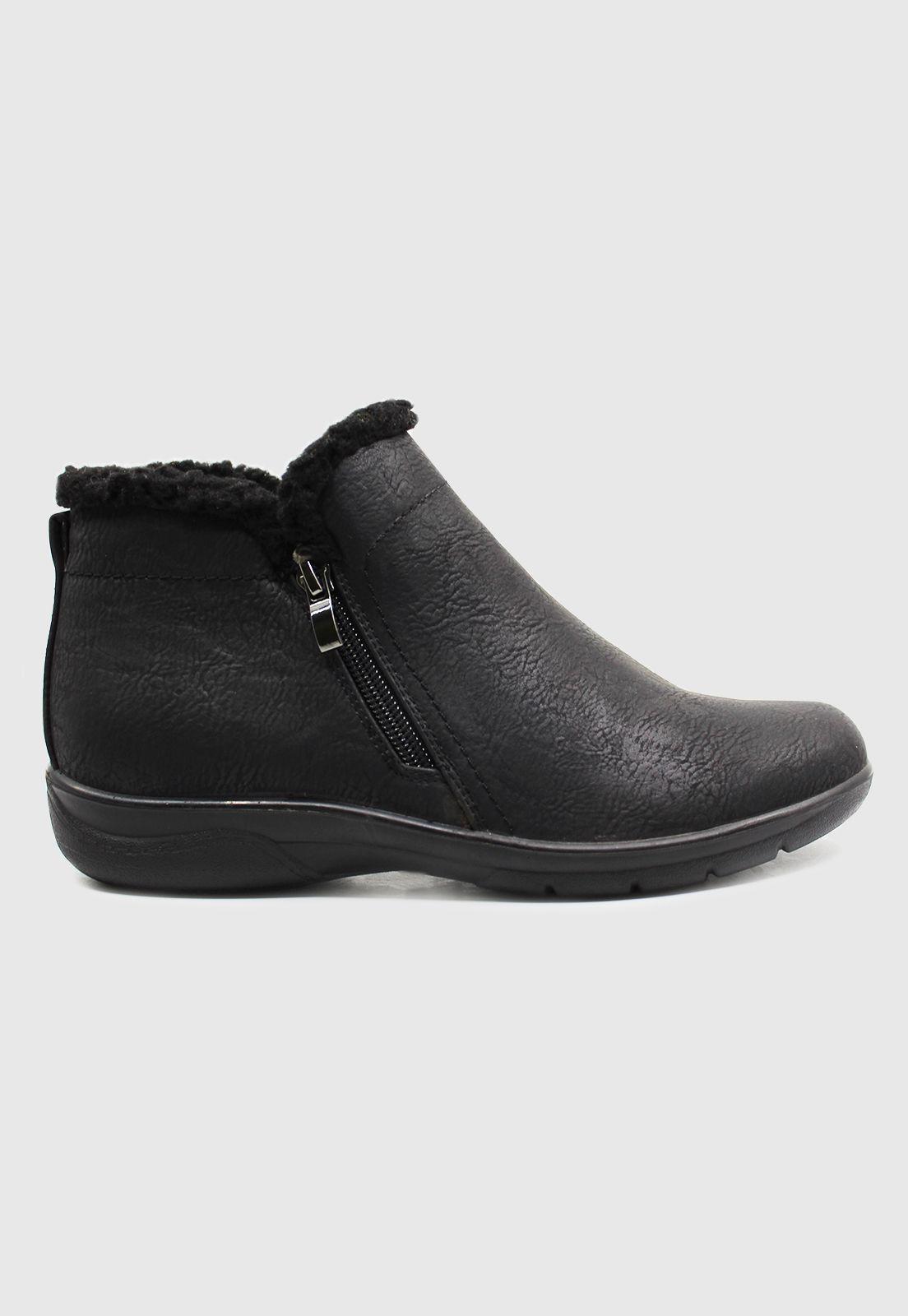 Botin mujer CF-02 negro stylo shoes-4