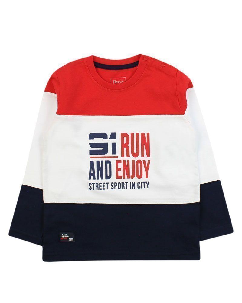 Polera Kids Niño Franjas Ficcus-0