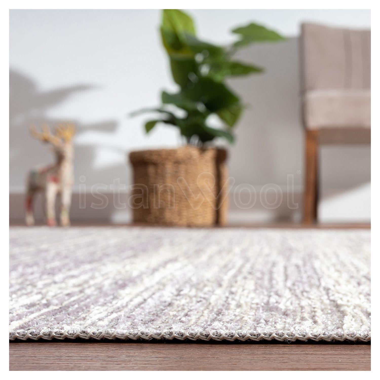 Alfombra Moderna Lisa 160x230 cms. Café-3