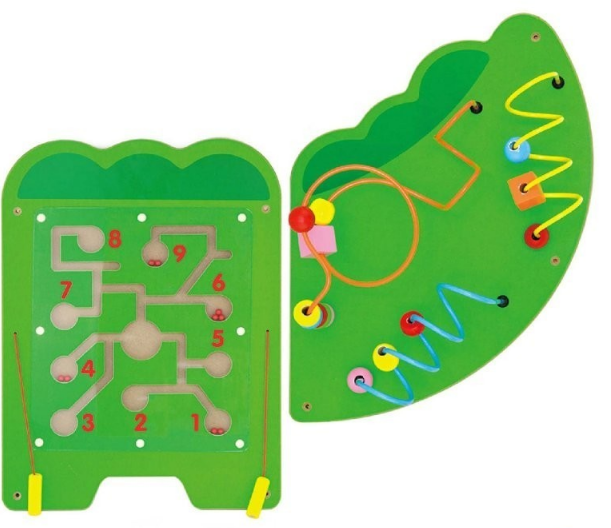 Juego Pared Madera Diseño Cocodrilo-3