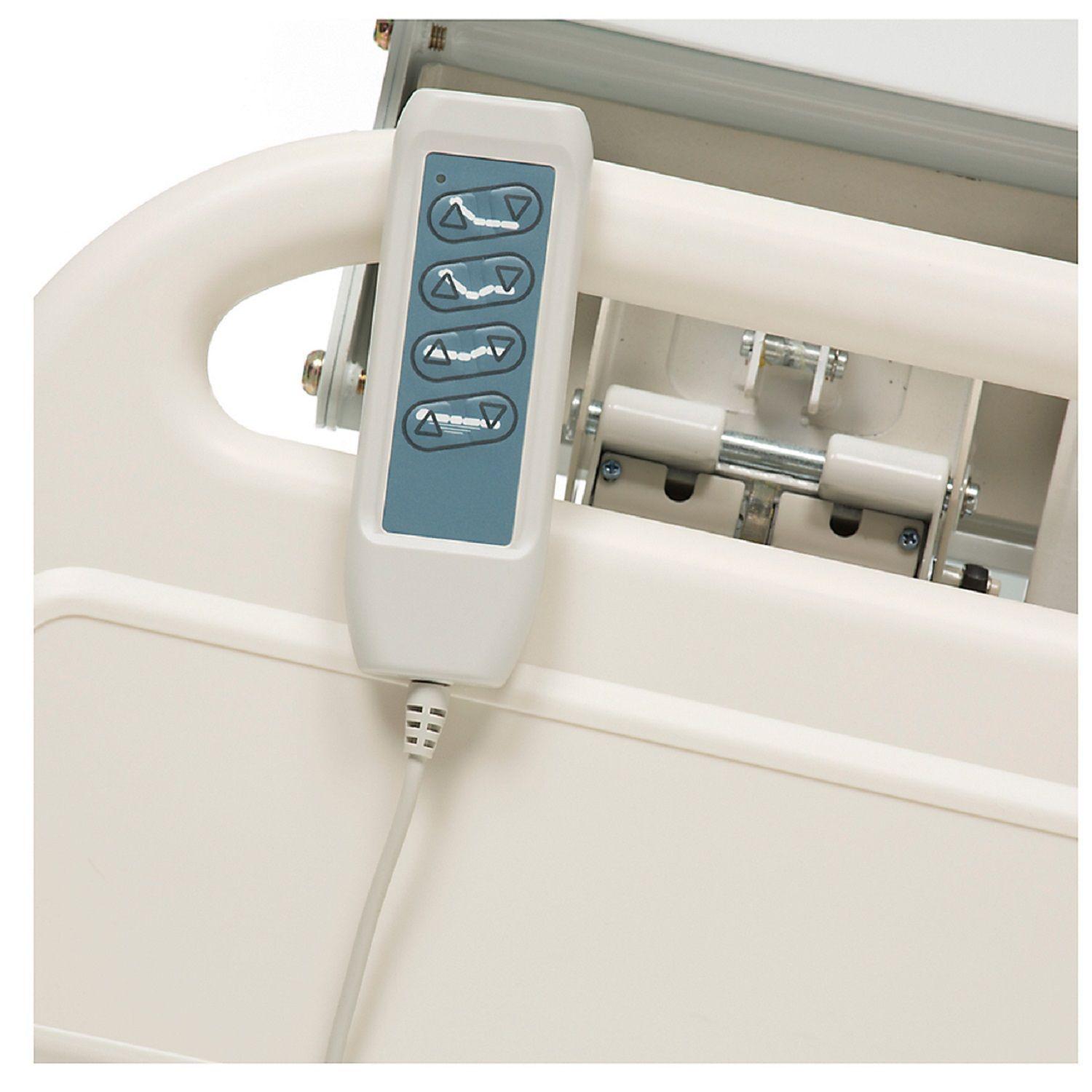 cama clínica eléctrica 4 pcs premium + colchón-3