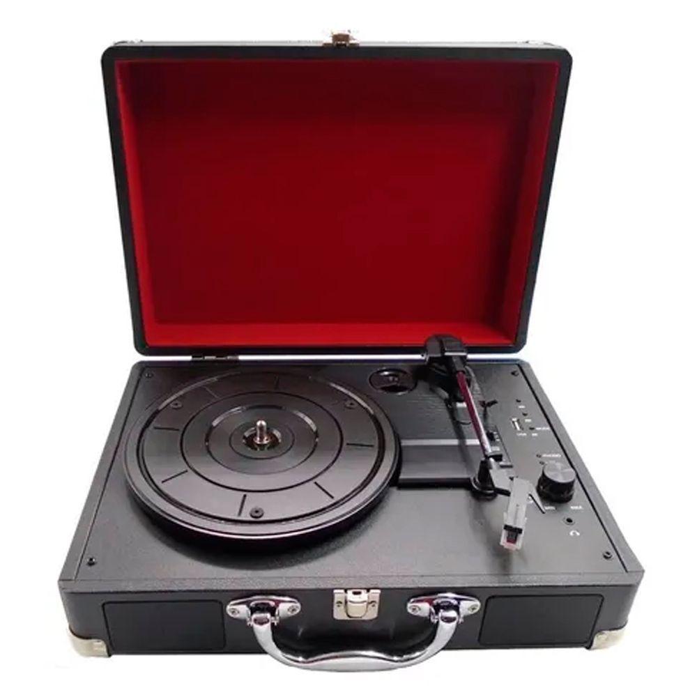 Tocadiscos Maleta Bt Con Altavoces 3 Velocidades Ap02075-2