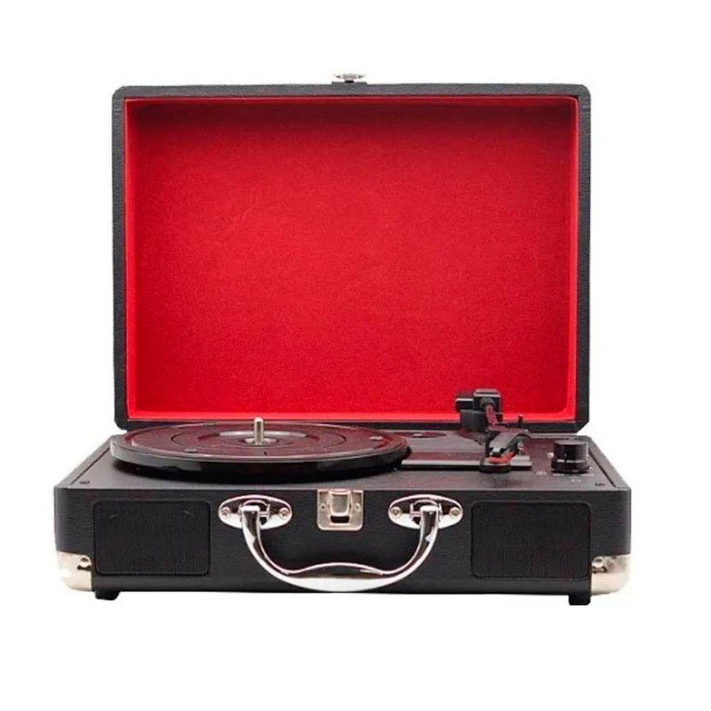 Tocadiscos Maleta Bt Con Altavoces 3 Velocidades Ap02075-0