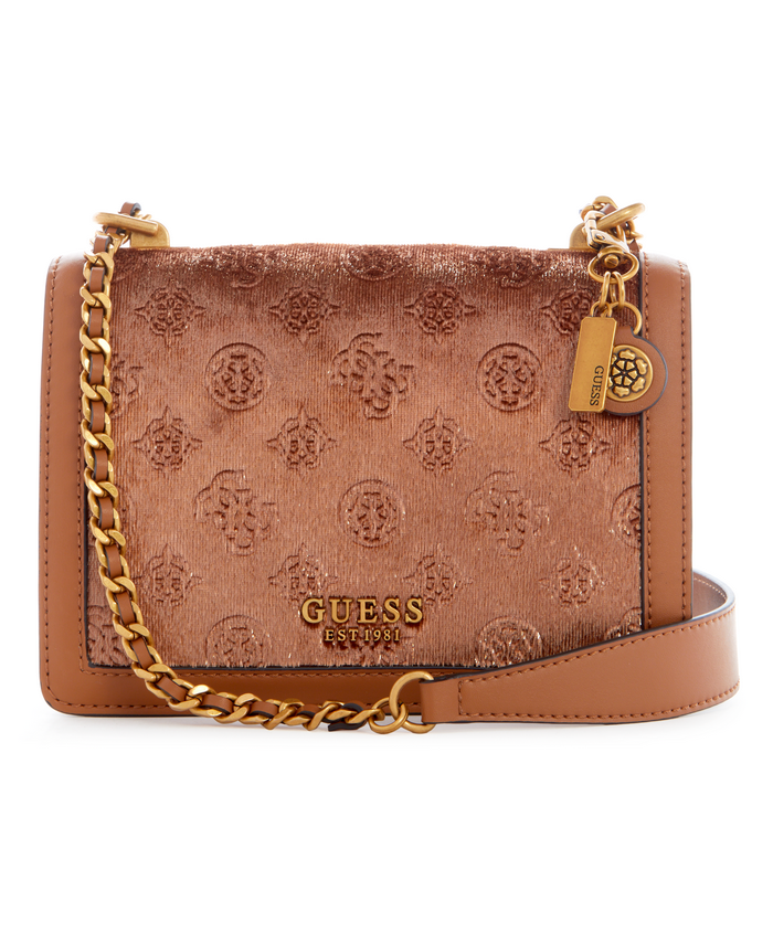 Cartera Guess Abey Convertible Xbody Flap Brz Café-0