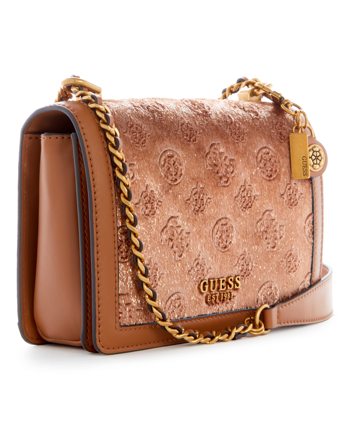 Cartera Guess Abey Convertible Xbody Flap Brz Café-1