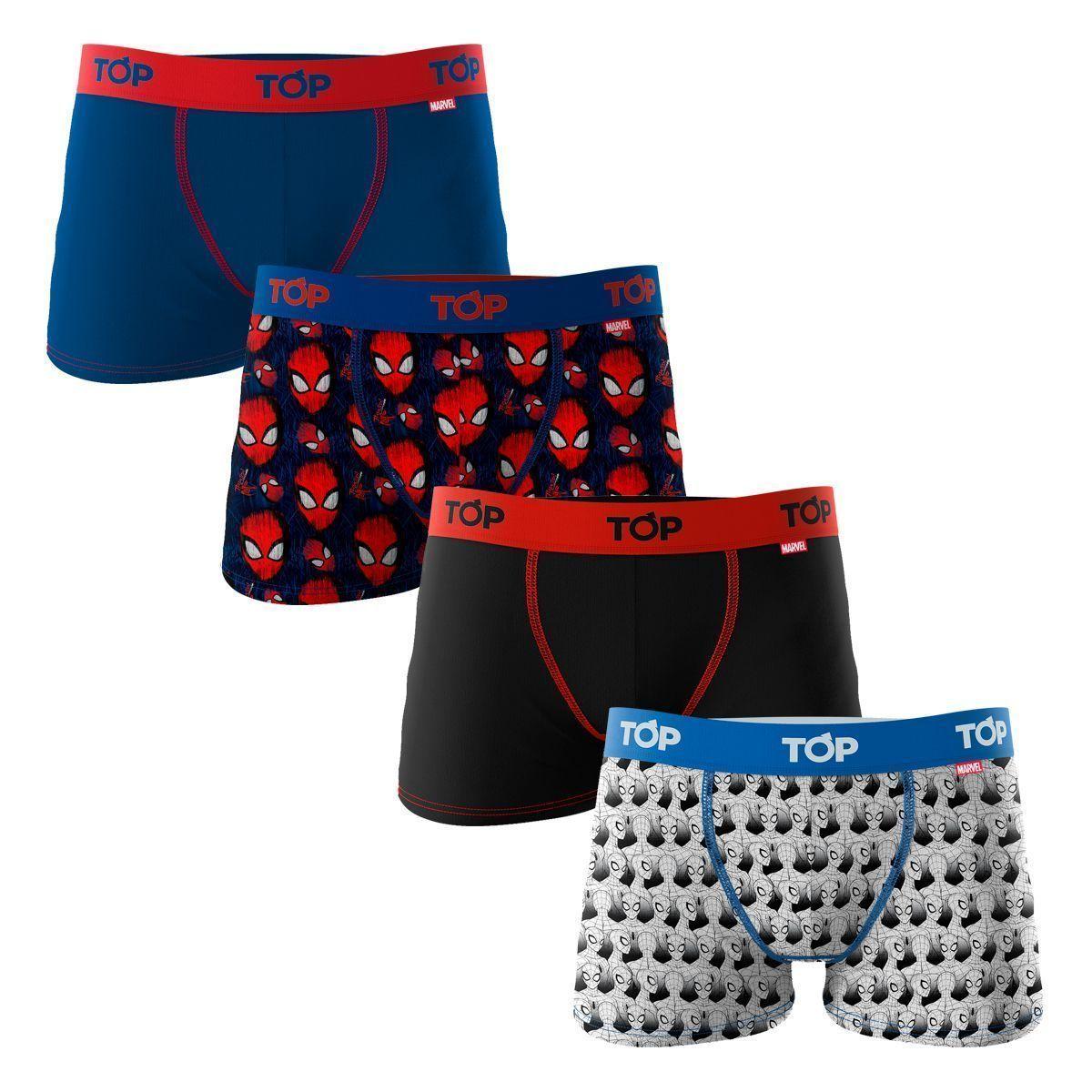 Boxers Niño Microfibra Marvel Pack 4 C3-0