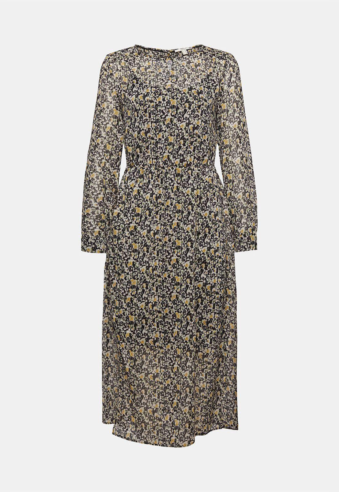 Vestido de gasa estampado Esprit-3