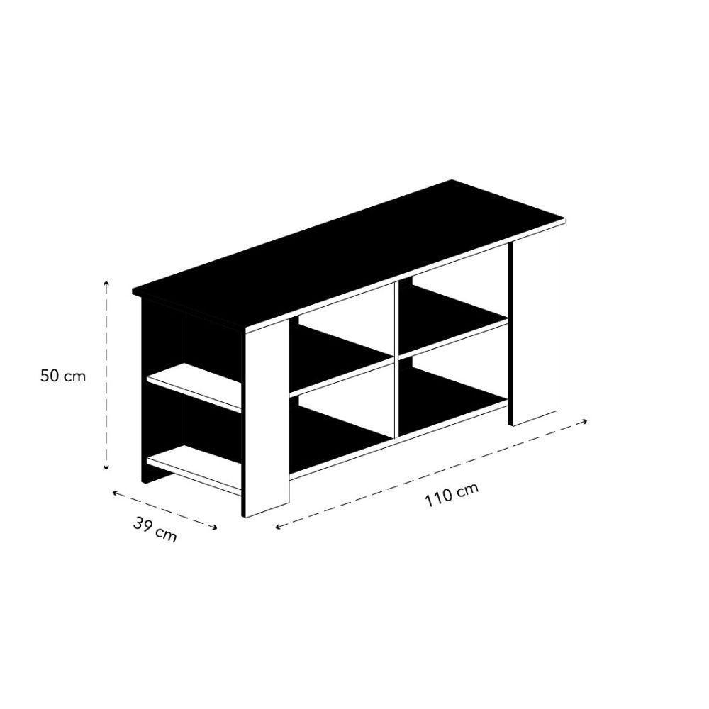 Rack Tv Nantes Nogal Mtv39M Mobikit-1