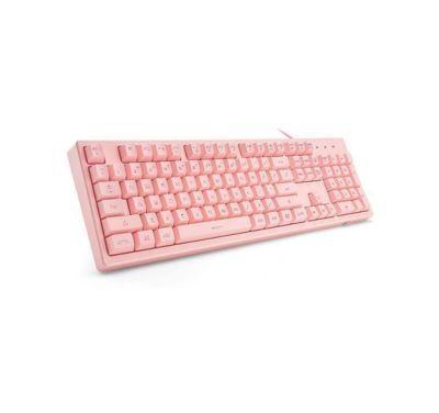 Set De Teclado Y Mouse RGB Para Chicas Gamer Rosado Onikuma-0