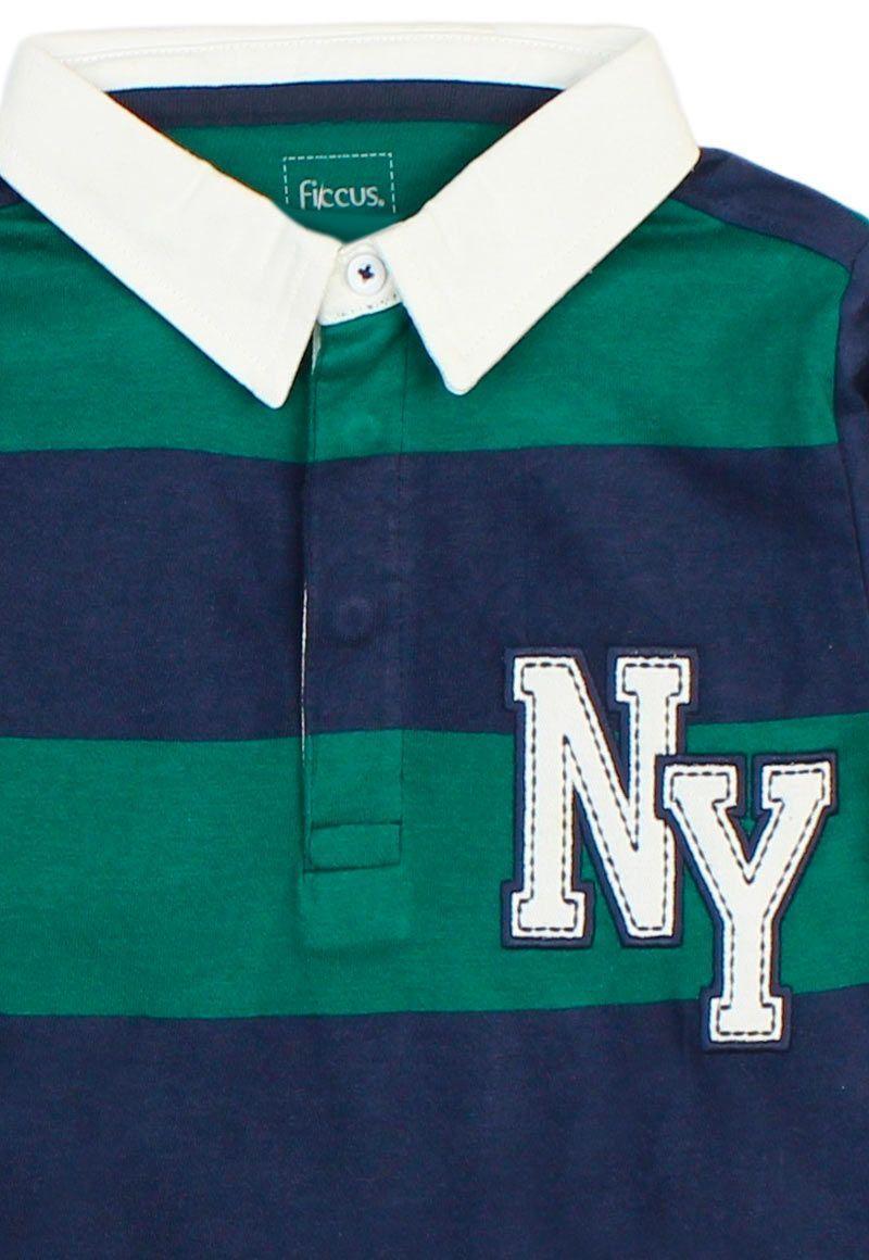 Polera kids niño listada stronger 228-2