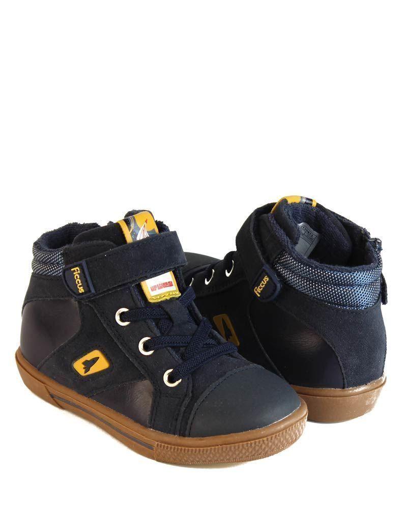 Zapatilla Urbana Velcro A Caminar Niño Ficcus-2
