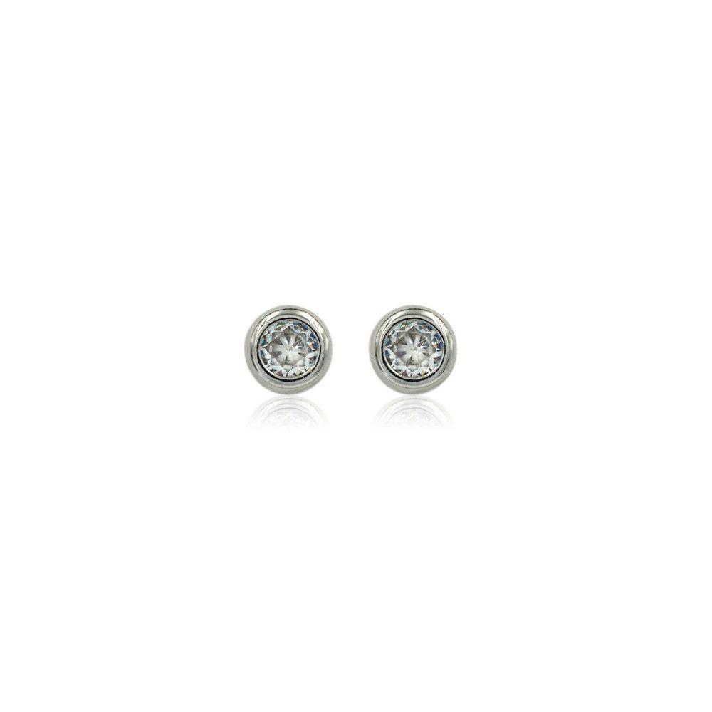 Aros Punto de Luz Plata 925-3