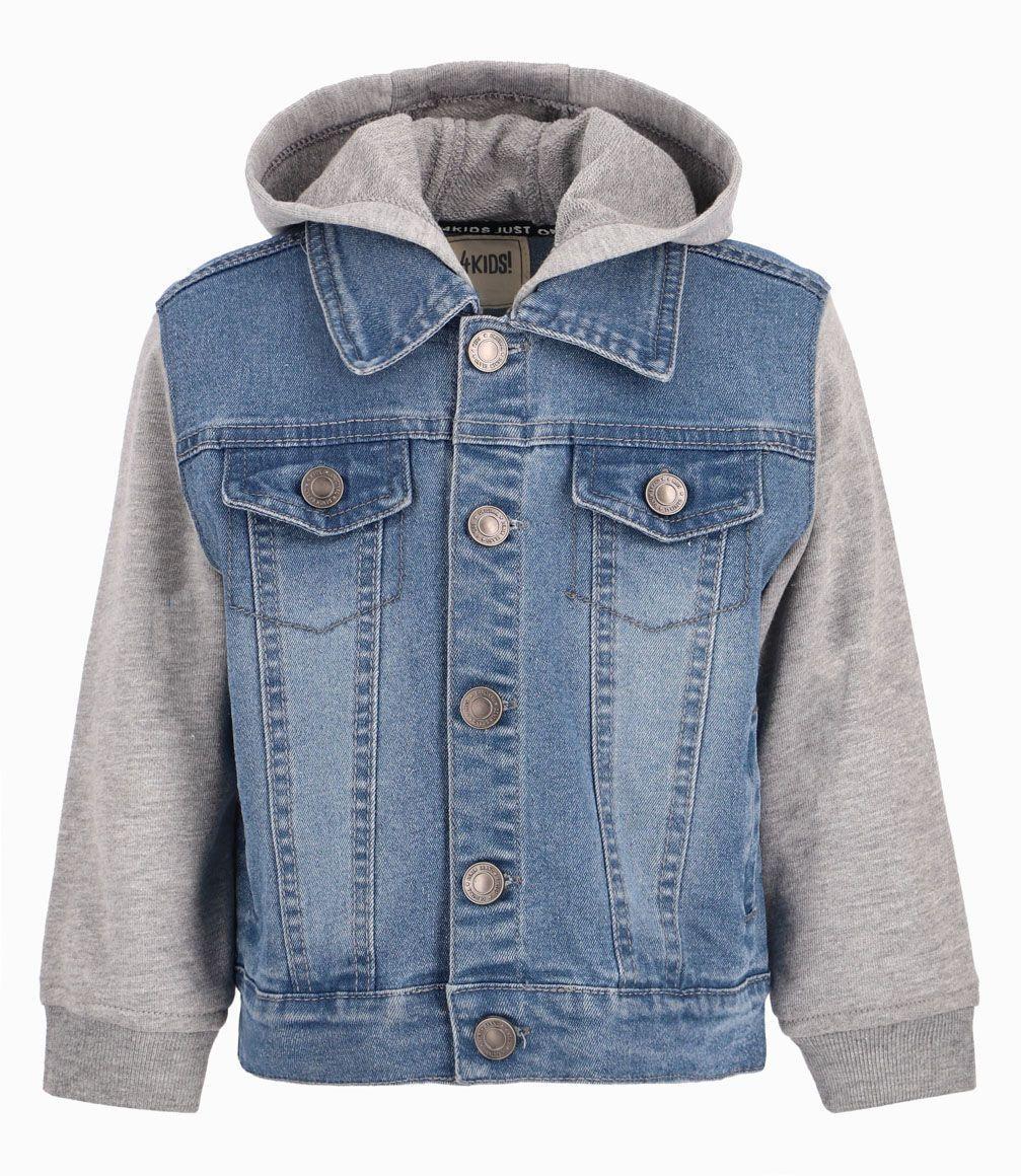 Chaqueta Focalizada Niño Algodón Denim Azul 4 Kids-0