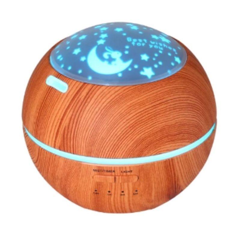 Humidificador de aire difusor de Aroma luz LED Beige FT1913-0