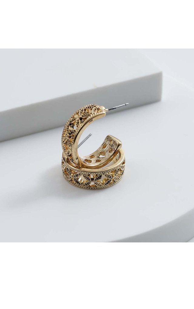 Aro Argolla Dorado Matilda Humana-0