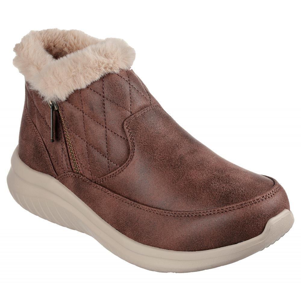 Botin Mujer Ultra Flex 2.0  Café Skechers-0