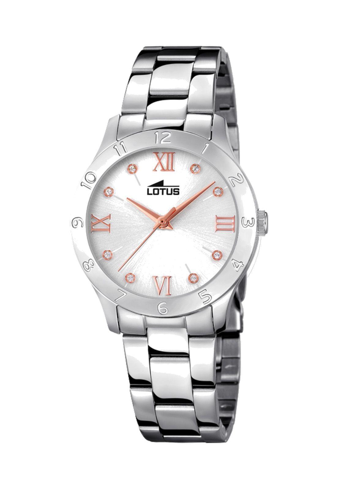 Reloj 18138/3 Lotus Blanco Mujer Trendy-0