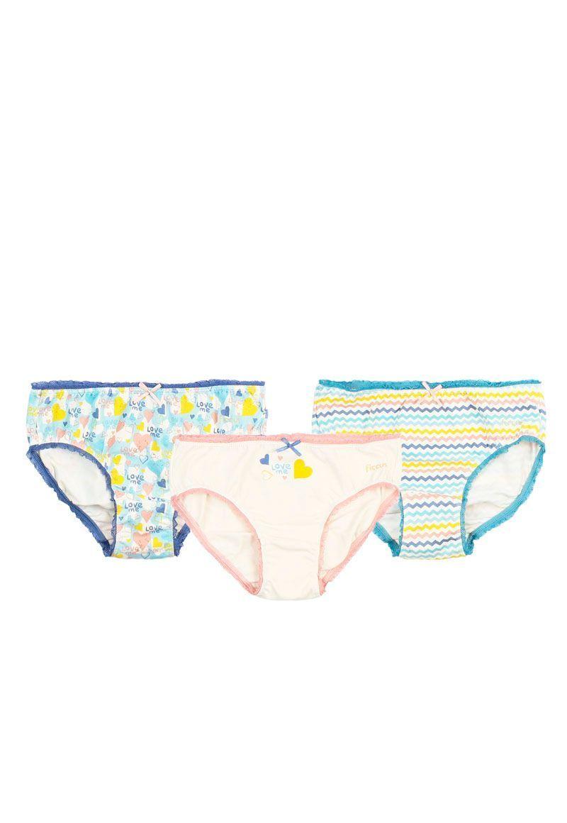 Pack triple bikini kids niña ficcus 645-0