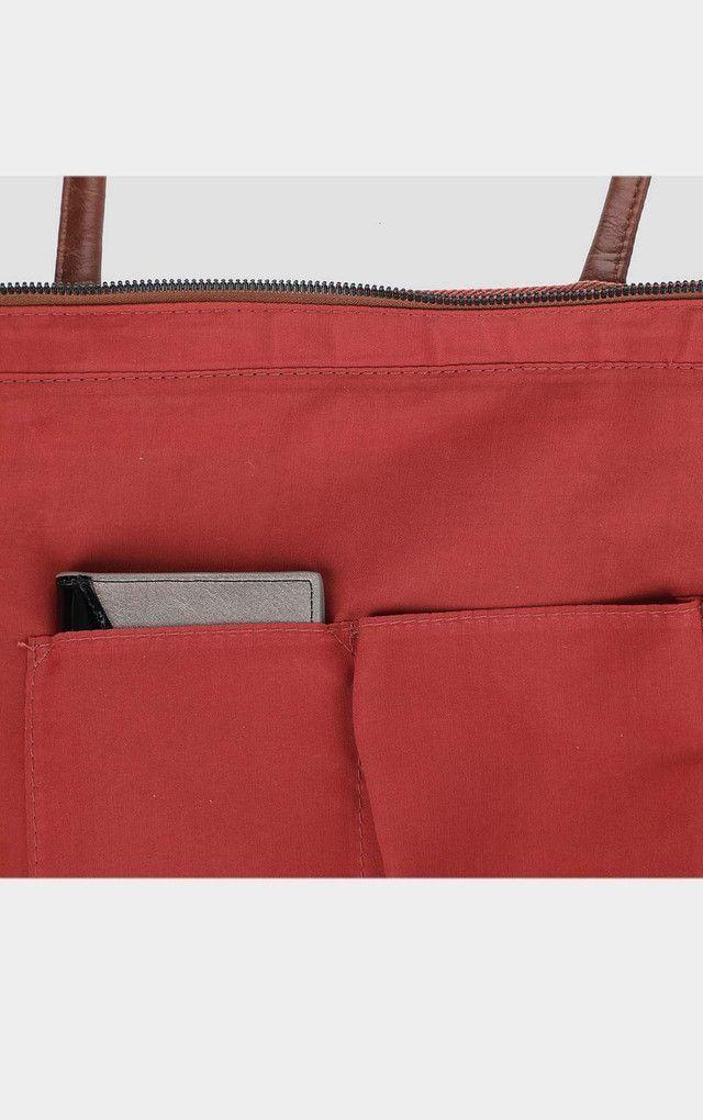 Cartera Hombro River Roja Humana-3
