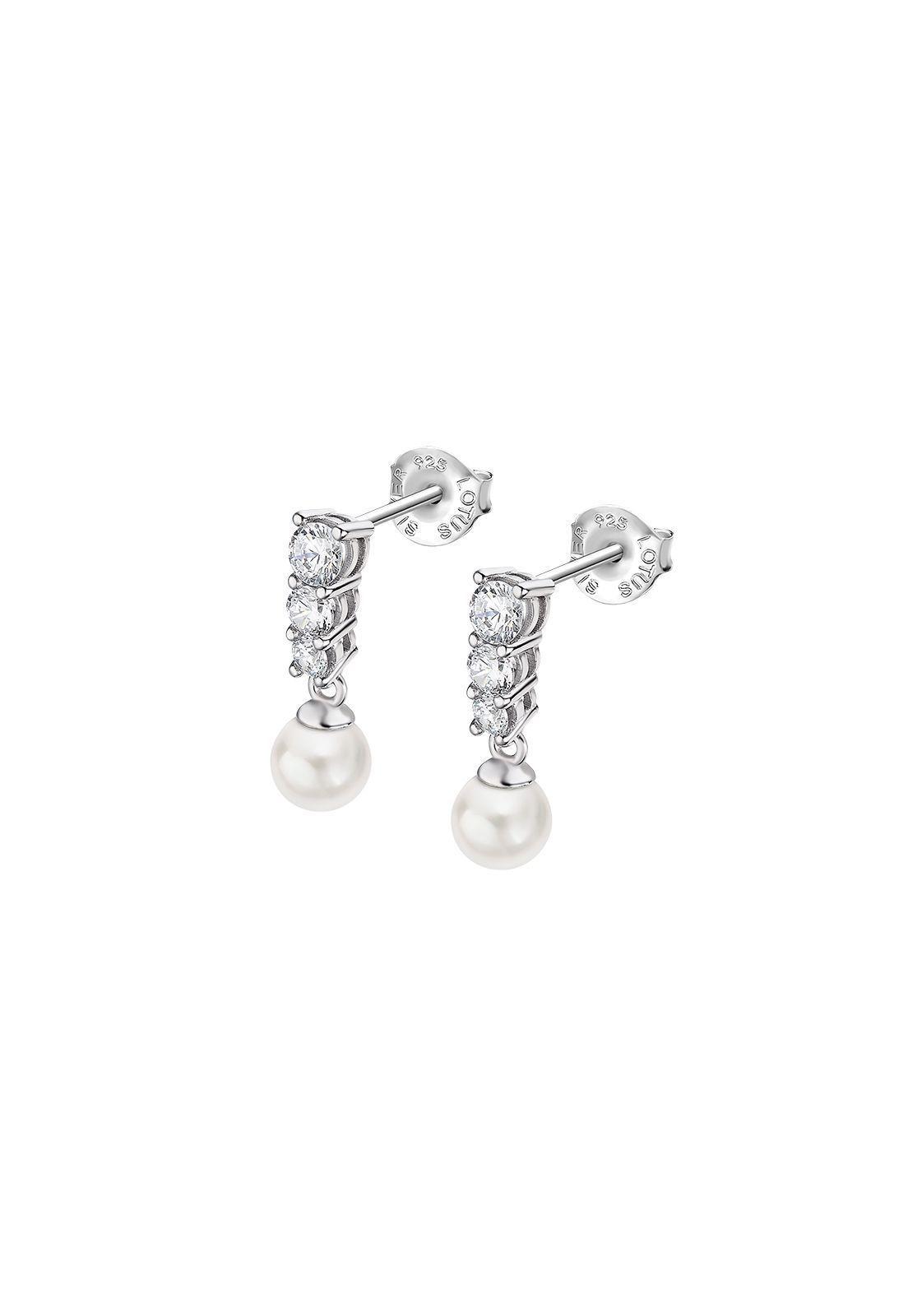 Aros Plata LP3482-4/1 S/I Lotus Silver Mujer Pearl-0