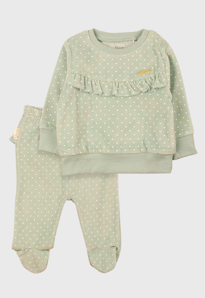 Conjunto Plush Newborn Ba Garden-0