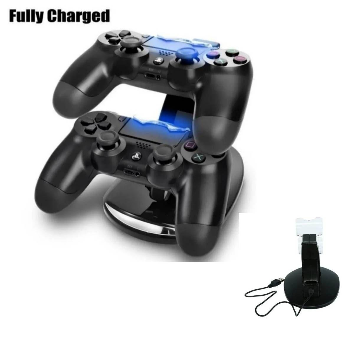 CARGADOR DOBLE JOYSTICK PS4-4