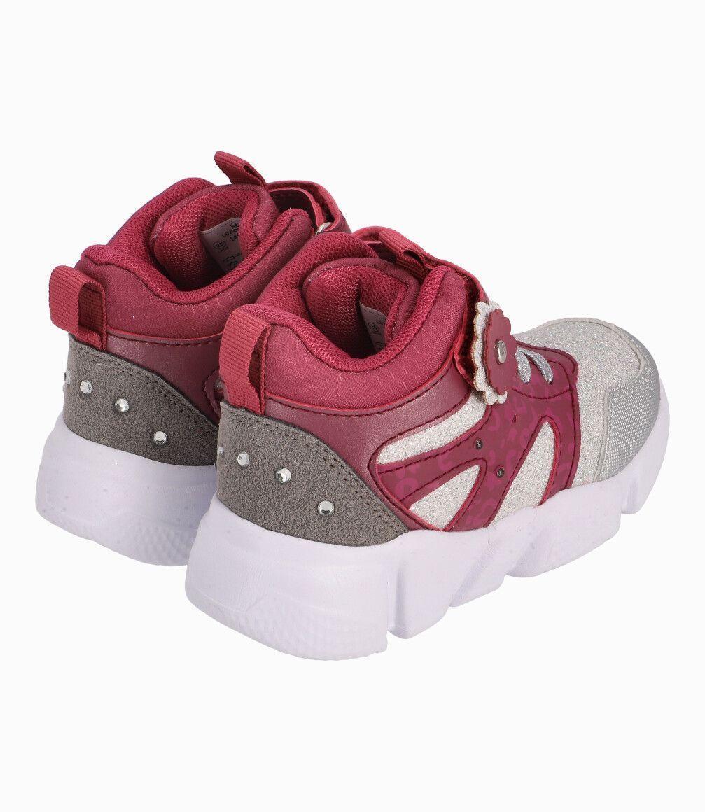 Zapatilla De Caña Media Bebé Niña Carmín Limonada-2