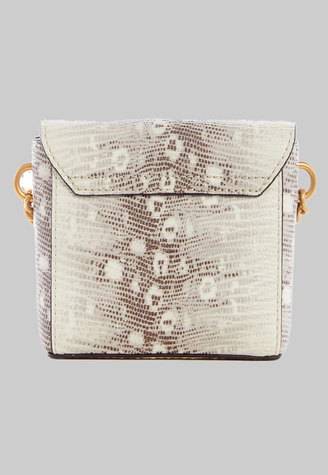 Mini Cartera Guess Shenny Micro Mini Flap Grz Blanco-2