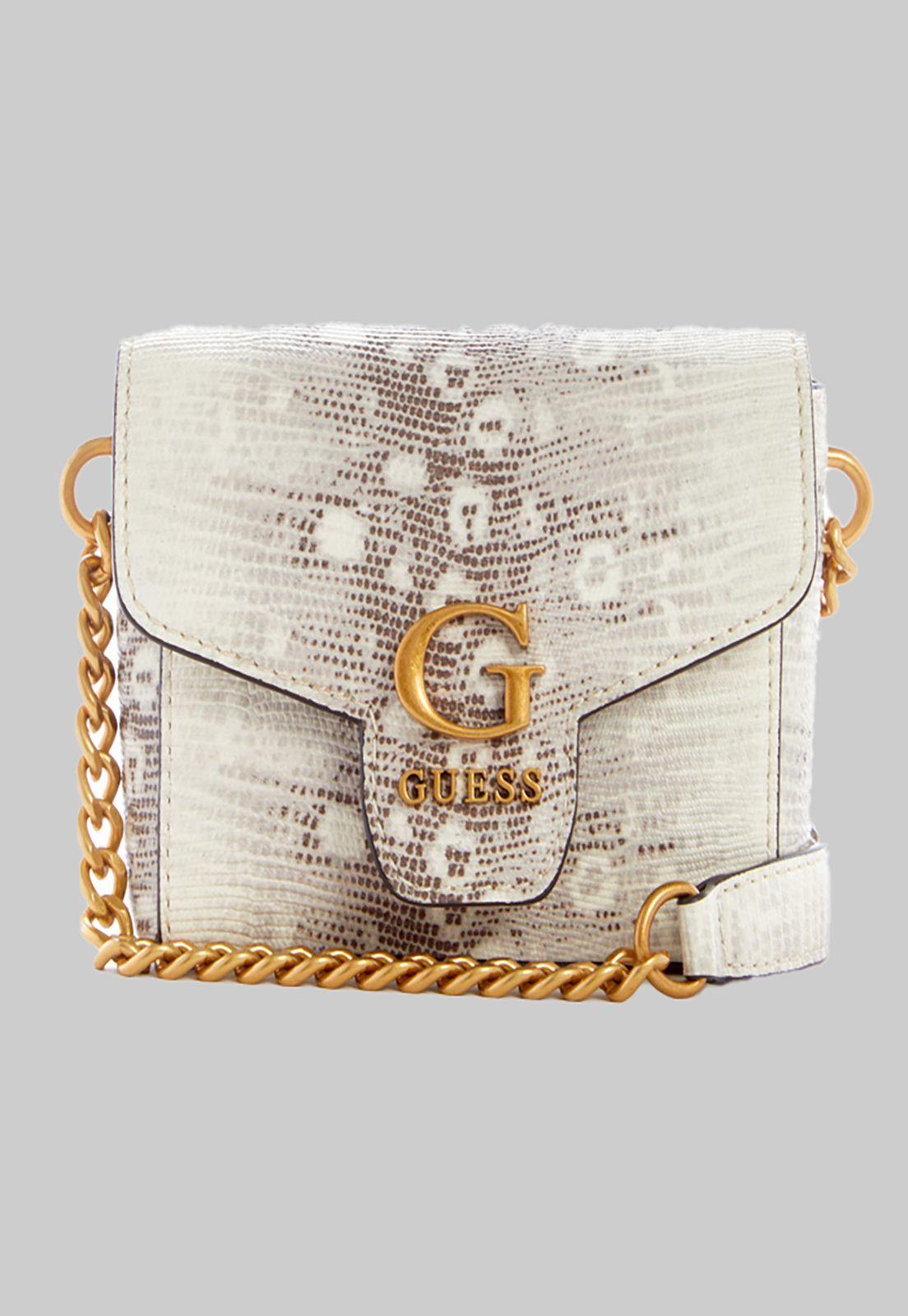 Mini Cartera Guess Shenny Micro Mini Flap Grz Blanco-0