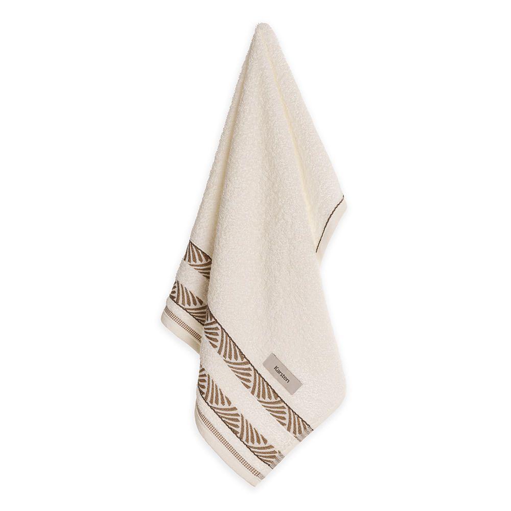Toalla de mano Karsten San Lui 400gr 48 x 70 cm Ivory/Beige-1