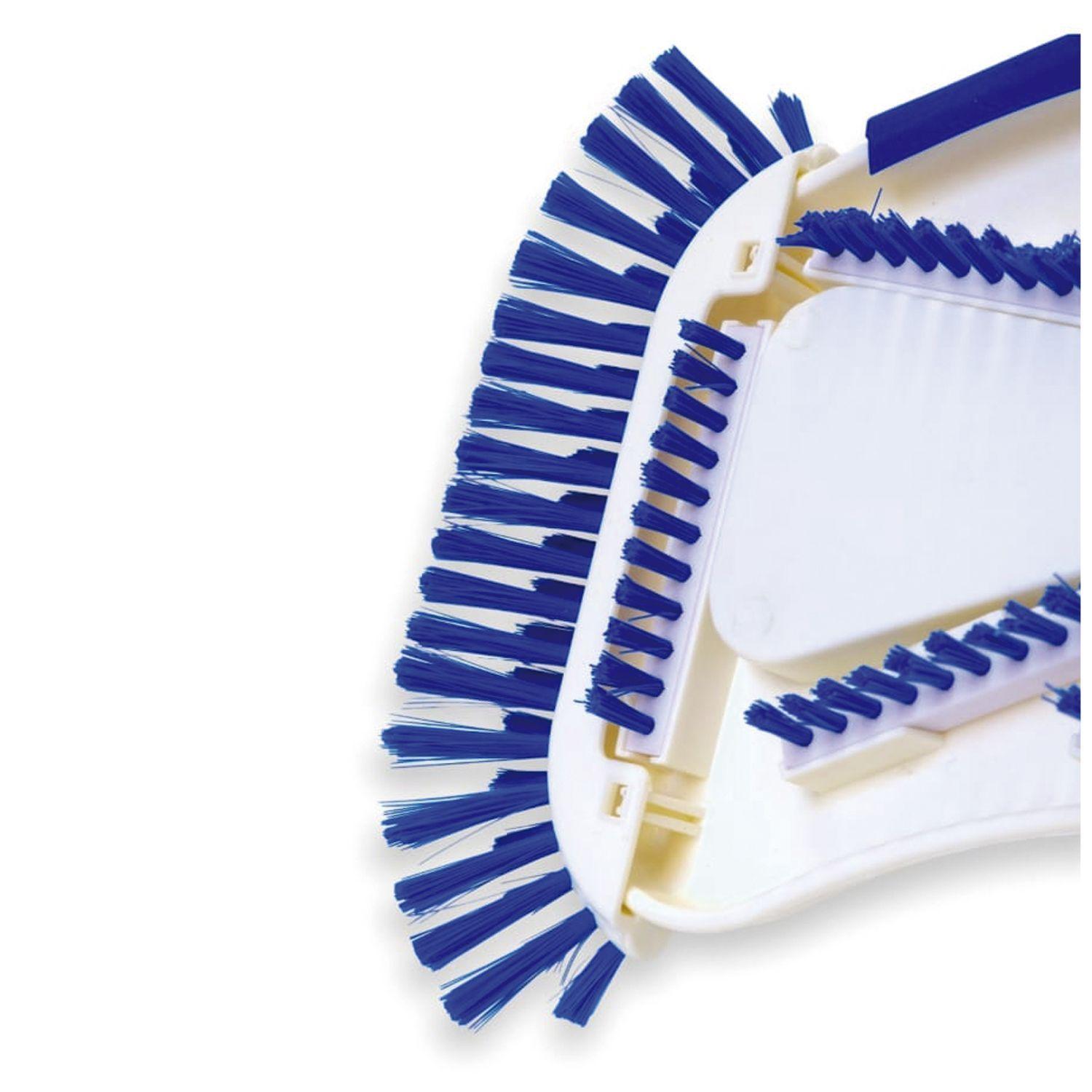 Cepillo Limpia Fondo Piscina Media Luna 35cm Plástico-3