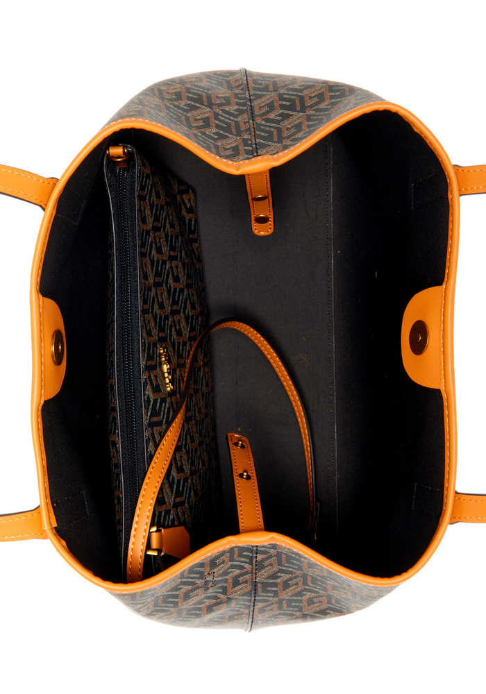 Cartera Vikky Tote Bkg Naranjo Guess-4