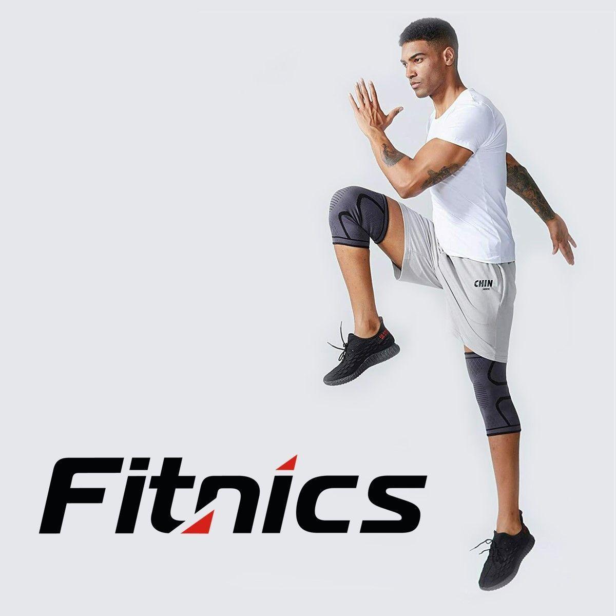 Rodillera Deportiva Ortopedica Compresion Fitnics Pack x2 S/M-6