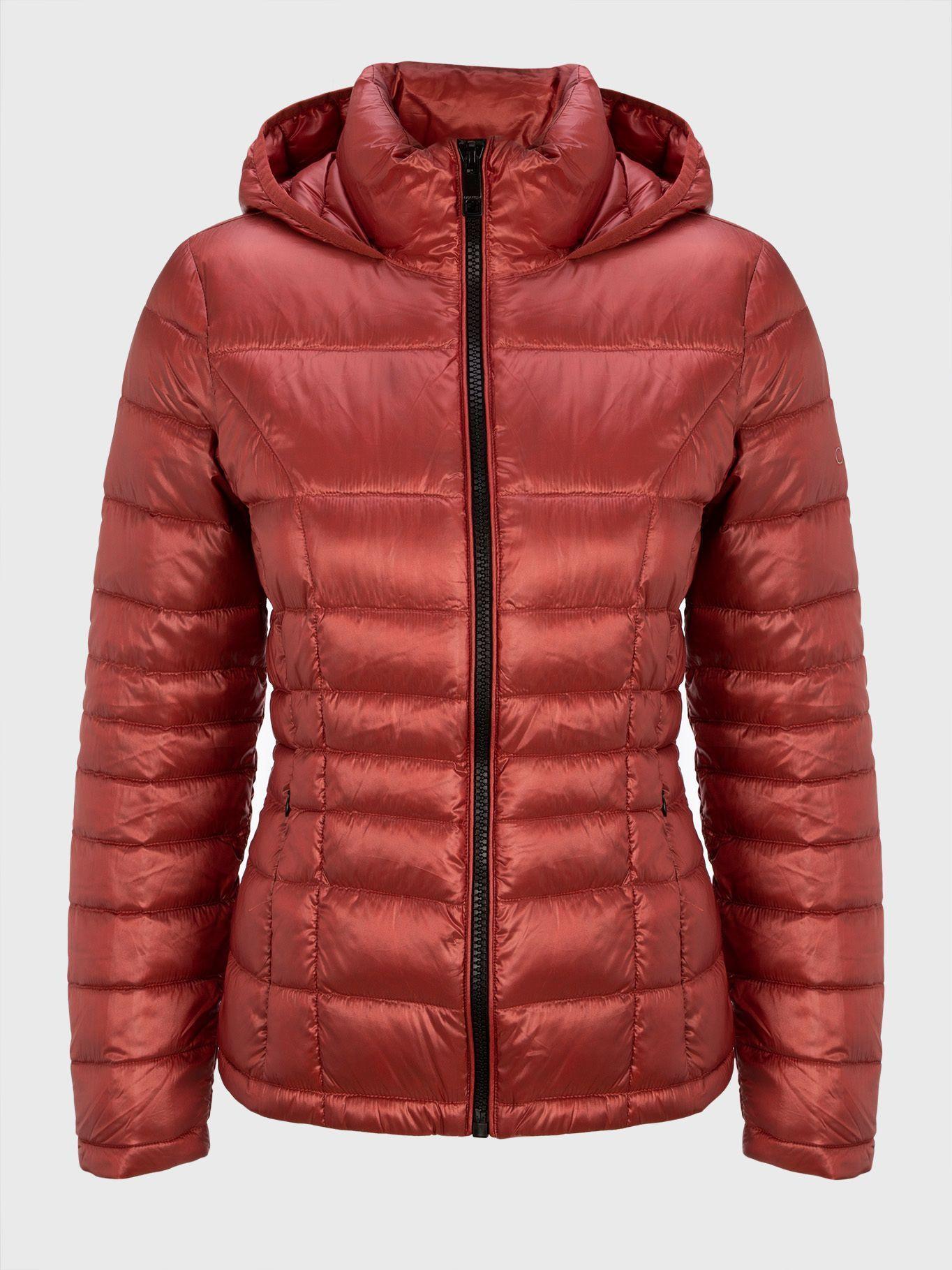 Parka Corta Featherweight Naranjo Calvin Klein-0