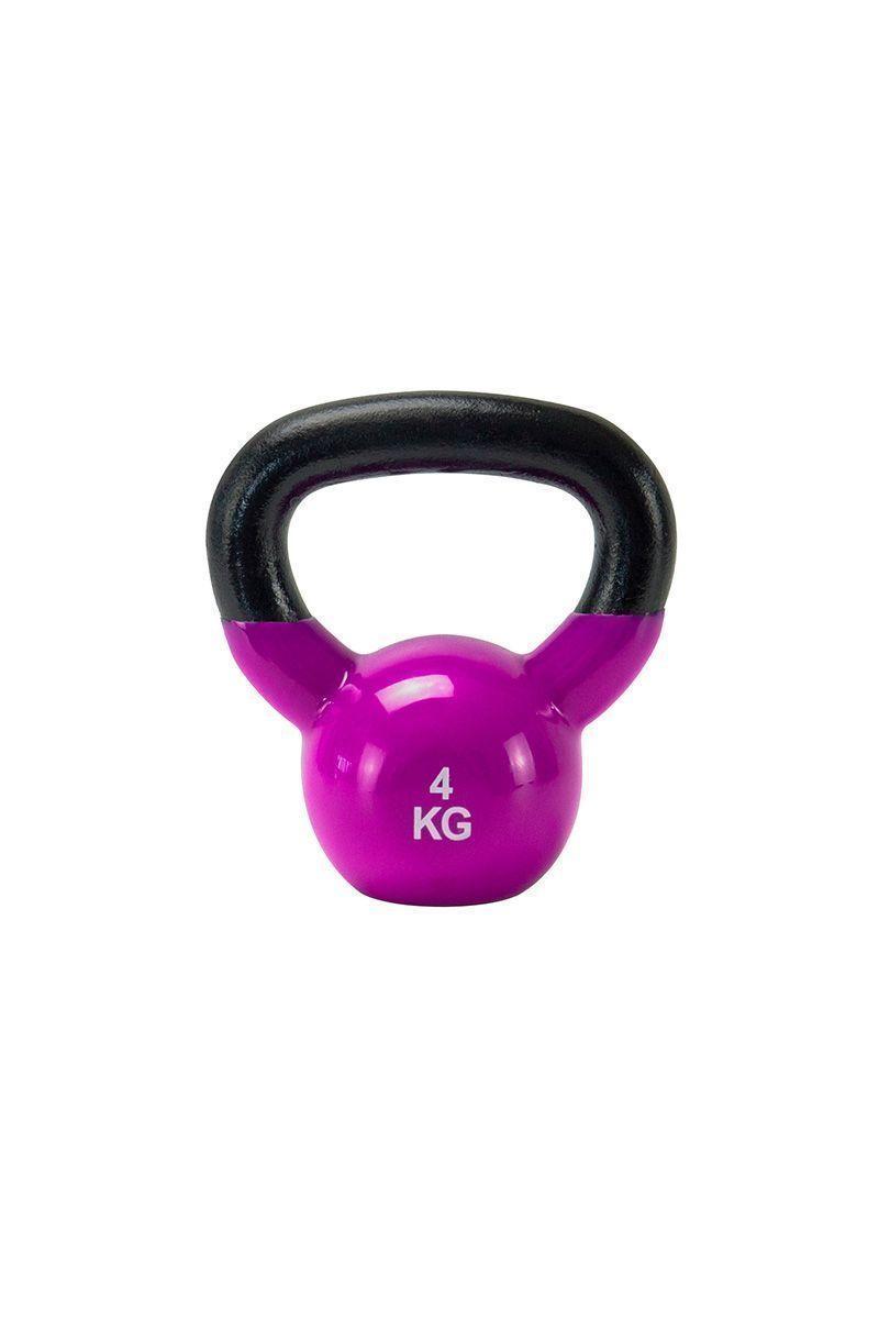 Kettlebell Vinilo 4 Kg Morado-0