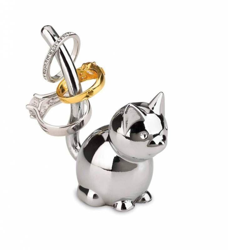 Set 3 Organizadores Anillos Animales Plata Umbra-2