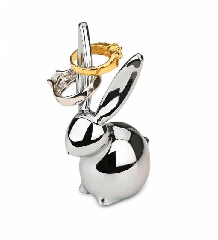 Set 3 Organizadores Anillos Animales Plata Umbra-4