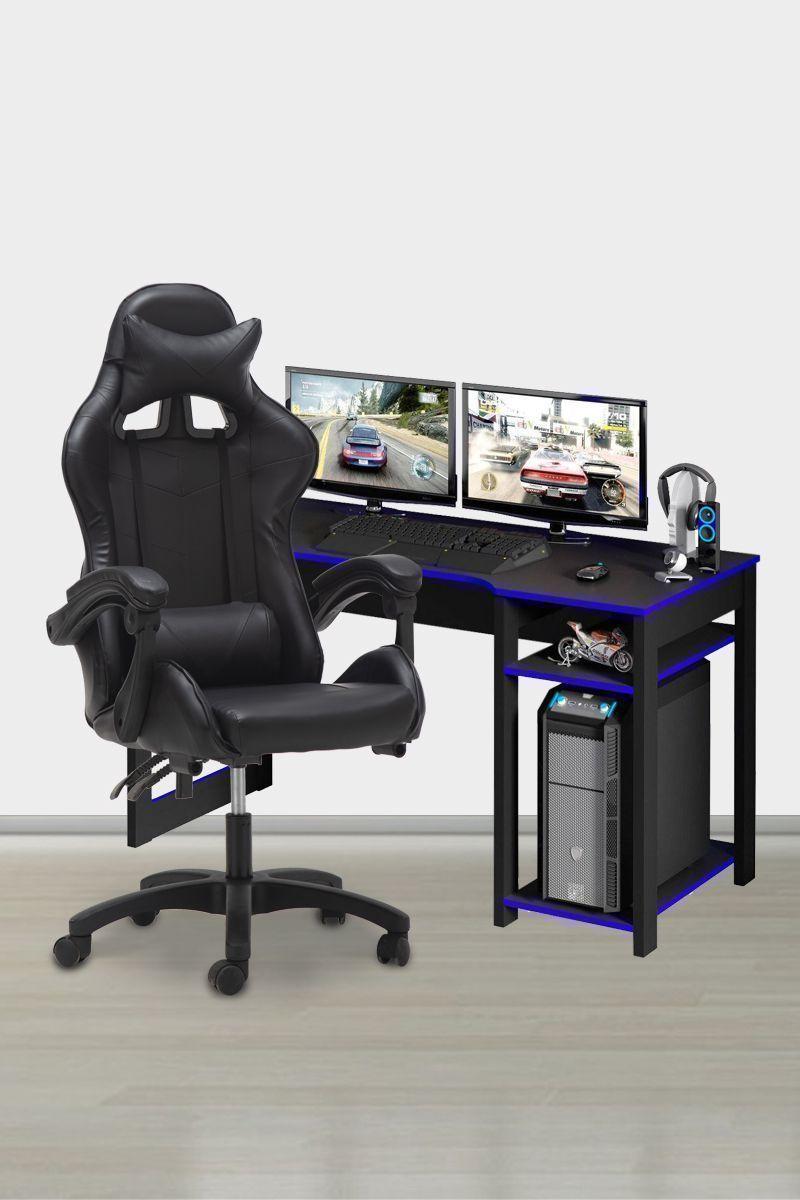 Silla Gamer Ultimate Racing Negro-1