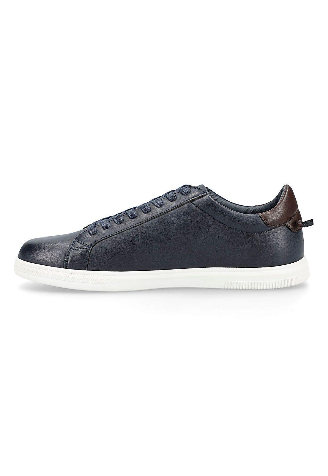 Zapatilla casual lisa navy-2