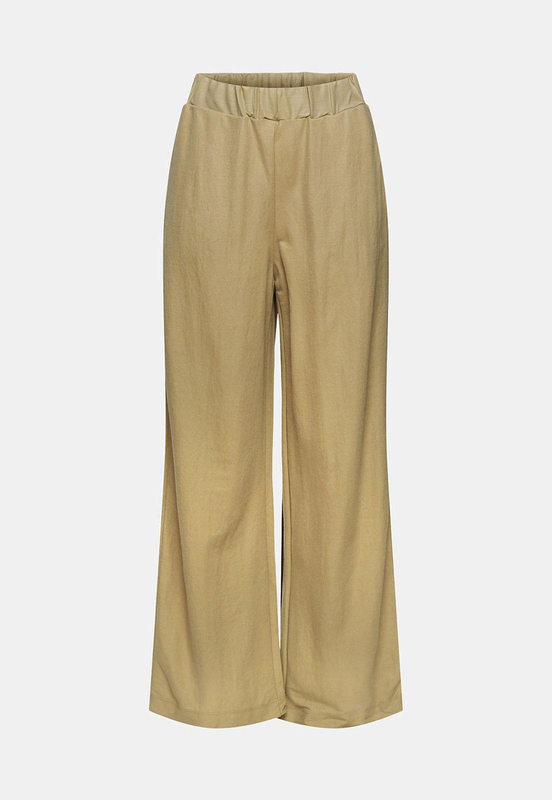 Pantalón Amplio Con Cintura Elástica Esprit-3